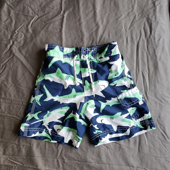 Shark swimming trunks with mesh - Picture 1 of 4